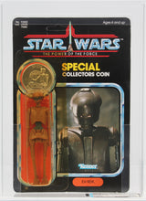 Load image into Gallery viewer, Star Wars 1985 Vintage Kenner POTF EV-9D9 QC Sign-Off MOC AFA Y-80