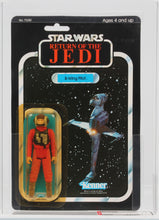 Load image into Gallery viewer, Star Wars 1984 Vintage Kenner ROTJ 77 Back A B-Wing Pilot MOC AFA Y-75