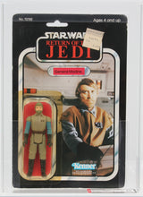 Load image into Gallery viewer, Star Wars 1984 Vintage Kenner ROTJ 77 Back A General Madine Green Hair MOC AFA Y-80