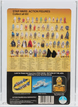 Load image into Gallery viewer, Star Wars 1983 Vintage Kenner ROTJ 65 Back A Leia Boushh MOC AFA Y-75