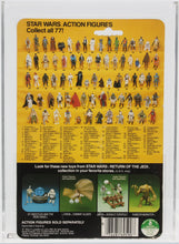 Load image into Gallery viewer, Star Wars 1984 Vintage Kenner ROTJ 77 Back A Prune Face MOC AFA Y-75
