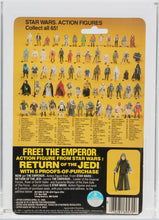 Load image into Gallery viewer, Star Wars 1983 Vintage Kenner ROTJ 65 Back C Logray MOC AFA Y-80+