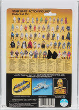 Load image into Gallery viewer, Star Wars 1983 Vintage Kenner ROTJ 65 Back A Lando Skiff MOC AFA Y-80+