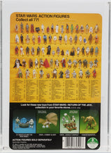 Load image into Gallery viewer, Star Wars 1984 Vintage Kenner ROTJ 77 Back A Squid Head MOC AFA Y-80