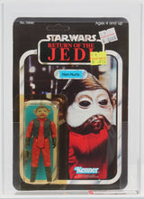 Load image into Gallery viewer, Star Wars 1983 Vintage Kenner ROTJ 65 Back B Nien Nunb MOC AFA Y-75