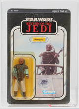 Load image into Gallery viewer, Star Wars 1983 Vintage Kenner ROTJ 65 Back B Weequay MOC AFA Y-75