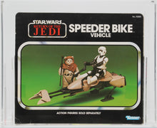 Load image into Gallery viewer, Star Wars 1983 Vintage Kenner ROTJ Speeder Bike MISB AFA U80+