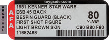 Load image into Gallery viewer, Star Wars 1981 Vintage Kenner Bespin Guard Light Brown Skin First Shot AFA 80