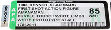 Load image into Gallery viewer, Star Wars Amanaman First Shot Purple Torso/White Limbs/White Prototype Staff AFA 85