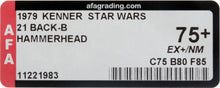 Load image into Gallery viewer, Star Wars 1979 Vintage Kenner 21 Back B Hammerhead MOC AFA 75+
