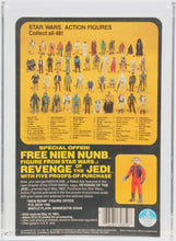 Load image into Gallery viewer, Star Wars 1983 Vintage Kenner Revenge of the Jedi Blank Test Card Proof AFA 85