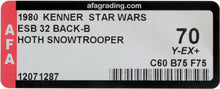 Load image into Gallery viewer, Star Wars 1980 Vintage Kenner ESB 32 Back B Imperial Stormtrooper Hoth MOC AFA Y-70