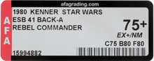 Load image into Gallery viewer, Star Wars 1981 Vintage Kenner ESB 41 Back A Rebel Commander MOC AFA 75+
