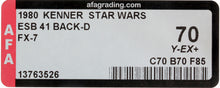 Load image into Gallery viewer, Star Wars 1980 Vintage Kenner ESB 41 Back D FX-7 MOC AFA Y-70