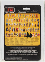 Load image into Gallery viewer, Star Wars 1983 Vintage Miro-Meccano ROTJ 65 Back Luke Jedi/Han Solo Miscard MOC AFA 80