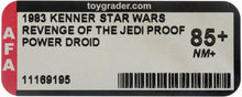 Load image into Gallery viewer, Star Wars 1983 Vintage Kenner Revenge of the Jedi Power Droid Proof AFA 85+