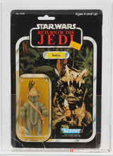 Load image into Gallery viewer, Star Wars 1984 Vintage Kenner ROTJ 77 Back A Teebo MOC AFA Y-60