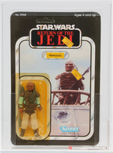Load image into Gallery viewer, Star Wars 1983 Vintage Kenner ROTJ 65 Back A Weequay MOC AFA Y-50