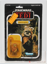 Load image into Gallery viewer, Star Wars 1984 Vintage Kenner ROTJ 77 Back A Wicket MOC AFA Y-40