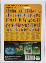 Load image into Gallery viewer, Star Wars 1984 Vintage Kenner ROTJ 77 Back A Wicket MOC AFA Y-40