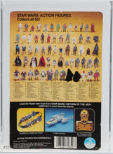 Load image into Gallery viewer, Star Wars 1983 Vintage Kenner ROTJ 65 Back A Lando Skiff Guard MOC AFA Y-70+