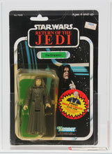 Load image into Gallery viewer, Star Wars 1984 Vintage Kenner ROTJ 77 Back B Emperor MOC AFA Y-30