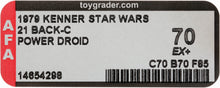 Load image into Gallery viewer, Star Wars 1979 Vintage Kenner 21 Back C Power Droid MOC AFA 70