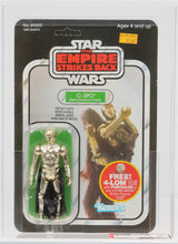Load image into Gallery viewer, Star Wars 1982 Vintage Kenner ESB 47 Back C-3PO Removable Limbs MOC AFA 70
