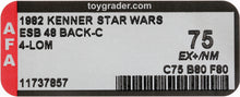 Load image into Gallery viewer, Star Wars 1982 Vintage Kenner ESB 48 Back C 4-LOM MOC AFA 75