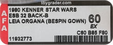 Load image into Gallery viewer, Star Wars 1980 Vintage Kenner ESB 32 Back B Leia Bespin MOC AFA 60