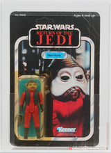 Load image into Gallery viewer, Star Wars 1983 Vintage Kenner ROTJ 65 Back B Nien Nunb MOC AFA Y-50