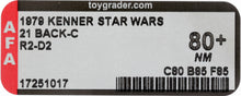 Load image into Gallery viewer, Star Wars 1979 Vintage Kenner 21 Back C R2-D2 MOC AFA 80+