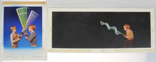 Load image into Gallery viewer, Star Wars 1980 and 1983 Vintage Kenner The Force Lightsaber Artwork (2 pieces)