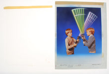 Load image into Gallery viewer, Star Wars 1980 and 1983 Vintage Kenner The Force Lightsaber Artwork (2 pieces)