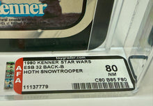 Load image into Gallery viewer, Star Wars 1980 ESB 32 back Hoth Stormtrooper AFA 80 MOC
