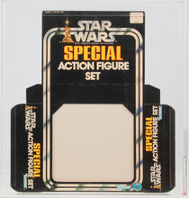 Load image into Gallery viewer, Star Wars 1978 Kenner 3-Pack Series 1 Box Flat White Board/Cello Window AFA 80