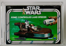 Load image into Gallery viewer, Star Wars 1979 Sonic Controlled Land Speeder AFA 75+