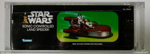 Load image into Gallery viewer, Star Wars 1979 Sonic Controlled Land Speeder AFA 75+