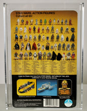 Load image into Gallery viewer, Star Wars 1983 Vintage Kenner ROTJ 65A Luke Skywalker Jedi Knight (blue saber) AFA 85 MOC