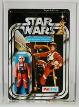 Load image into Gallery viewer, Star Wars 1978 Palitoy 20 back Luke Skywalker X-Wing Pilot AFA 85 MOC