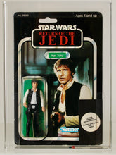 Load image into Gallery viewer, Star Wars 1984 Clipper Han Solo ROTJ 77 back AFA 70