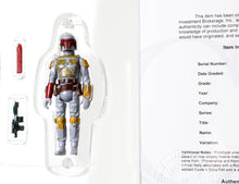 Load image into Gallery viewer, Star Wars 1979 J-Slot Rocket Firing Boba Fett V2 AFA 50 Kenner Pedigree