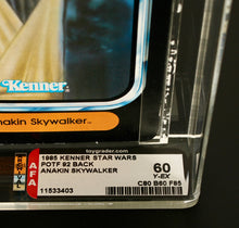 Load image into Gallery viewer, Star Wars 1985 Vintage Kenner POTF Anakin Skywalker AFA 60 (80 60 85) MOC