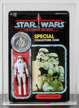 Load image into Gallery viewer, Star Wars 1984 Vintage Kenner POTF Stormtrooper AFA 80 MOC