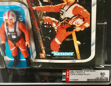 Load image into Gallery viewer, Star Wars 1980 Vintage Kenner ESB 31-A back Luke Skywalker X-Wing Pilot AFA 80 MOC
