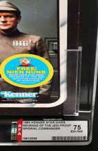 Load image into Gallery viewer, Star Wars 1982 Vintage Kenner Revenge of the Jedi Proof Card AFA 75