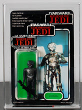 Load image into Gallery viewer, Star Wars 1984 PBP Tri-Logo Vintage Zuckuss 70 back AFA 85 MOC