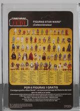 Load image into Gallery viewer, Star Wars 1984 PBP Tri-Logo Vintage Zuckuss 70 back AFA 85 MOC