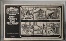 Load image into Gallery viewer, Star Wars 1980 Kenner Vintage Dark Vader's Star Destroyer AFA 85