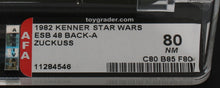 Load image into Gallery viewer, Star Wars 1982 Kenner Vintage ESB 48A Zuckuss AFA 80 MOC
